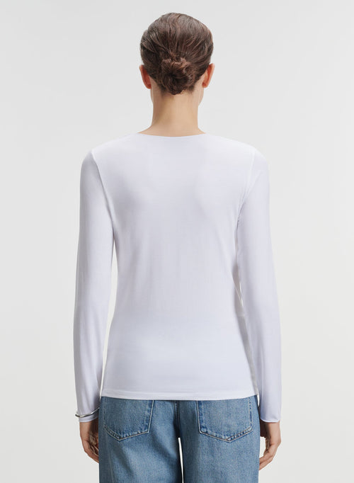 T-shirt en viscose et élasthanne - MAJESTIC FILATURES