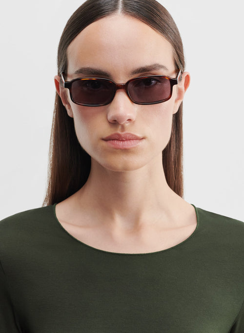 Camiseta de viscosa y elastano - MAJESTIC FILATURES