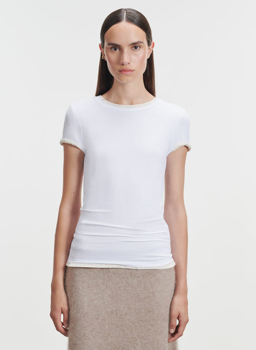 T-shirt en viscose et élasthanne - MAJESTIC FILATURES