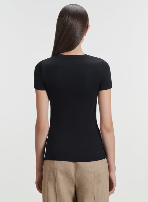 T-shirt en viscose et élasthanne - MAJESTIC FILATURES