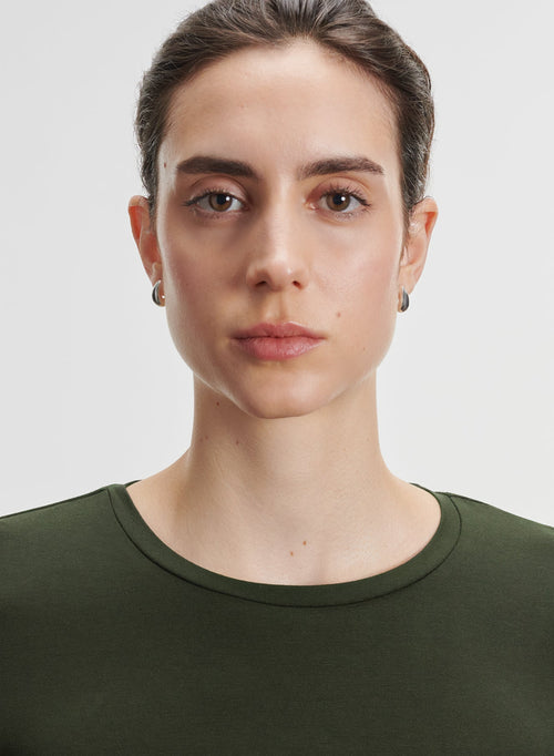 Viskose- und Elastan-T-Shirt - MAJESTIC FILATURES