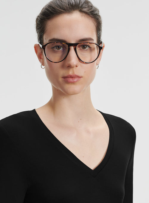 T-shirt en viscose et élasthanne - MAJESTIC FILATURES