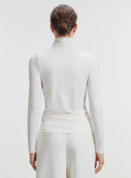 Camiseta de viscosa y elastano - MAJESTIC FILATURES