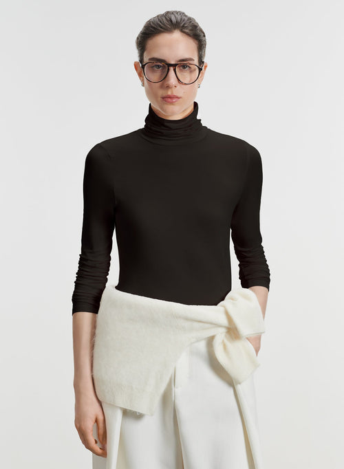 T-shirt en viscose et élasthanne - MAJESTIC FILATURES