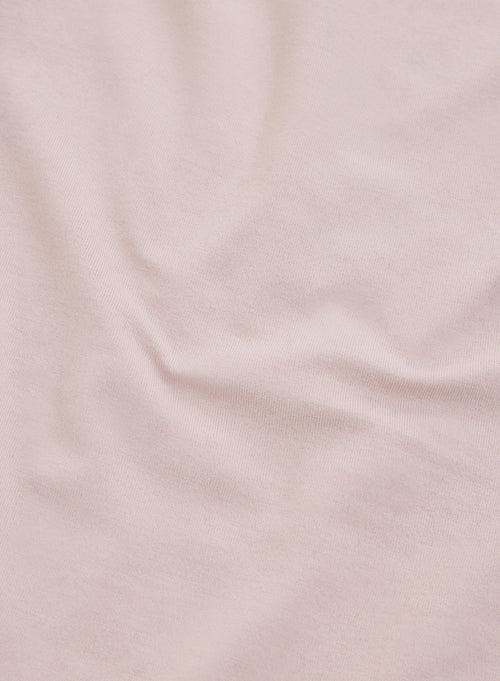 T-shirt rose col roulé manches longues en Viscose et Élasthanne - MAJESTIC FILATURES