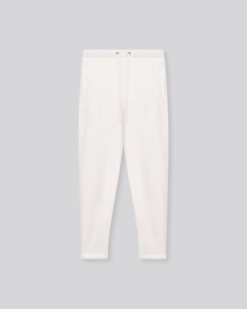 Pantalon Blanc en Viscose / Elasthanne - MAJESTIC FILATURES