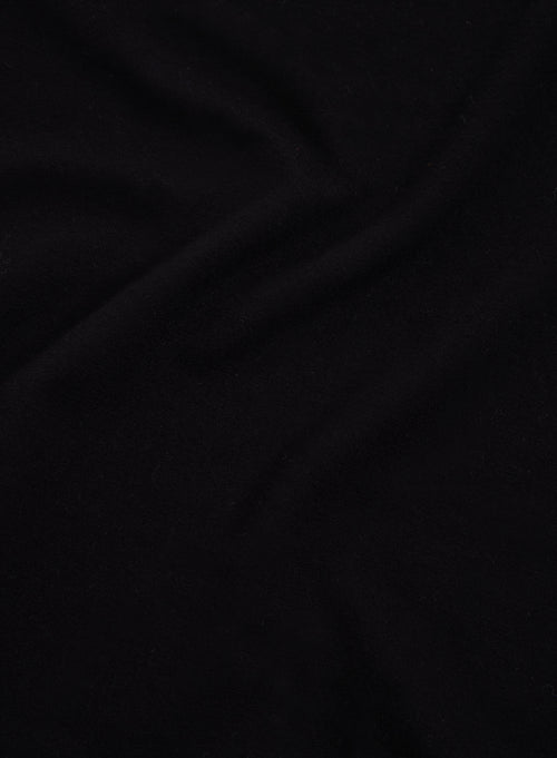 Robe Noir Col Bateau Manches 3/4 en Viscose et Élasthanne - MAJESTIC FILATURES