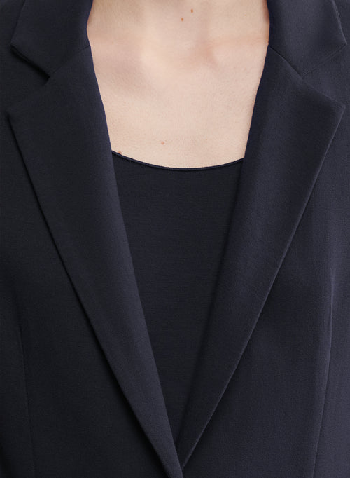 Chaqueta Marino Mangas Largas en Viscosa / Elastano - MAJESTIC FILATURES