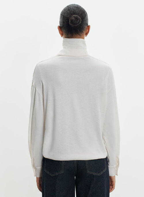 Camisa de algodón y cachemira - MAJESTIC FILATURES