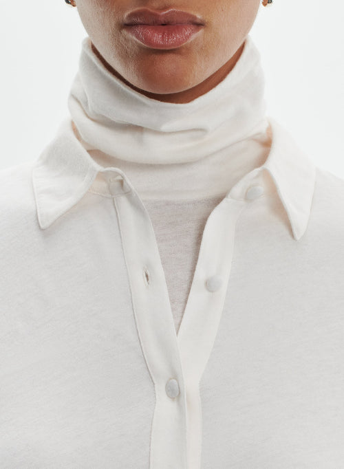 Camisa de algodón y cachemira - MAJESTIC FILATURES