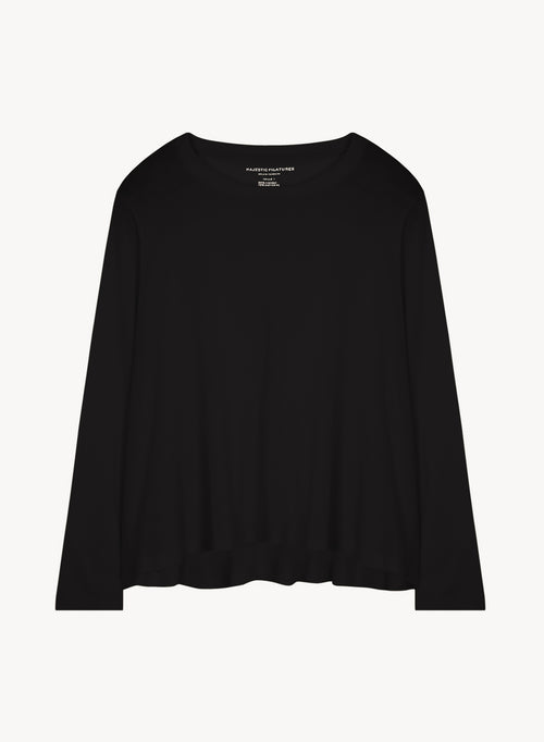 Cotton and cashmere t-shirt - MAJESTIC FILATURES