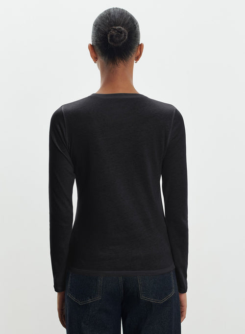 Cotton and cashmere T-shirt - MAJESTIC FILATURES