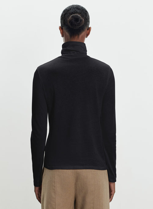 T-shirt en coton organique et cachemire - MAJESTIC FILATURES