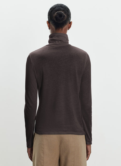 T-shirt en coton organique et cachemire - MAJESTIC FILATURES