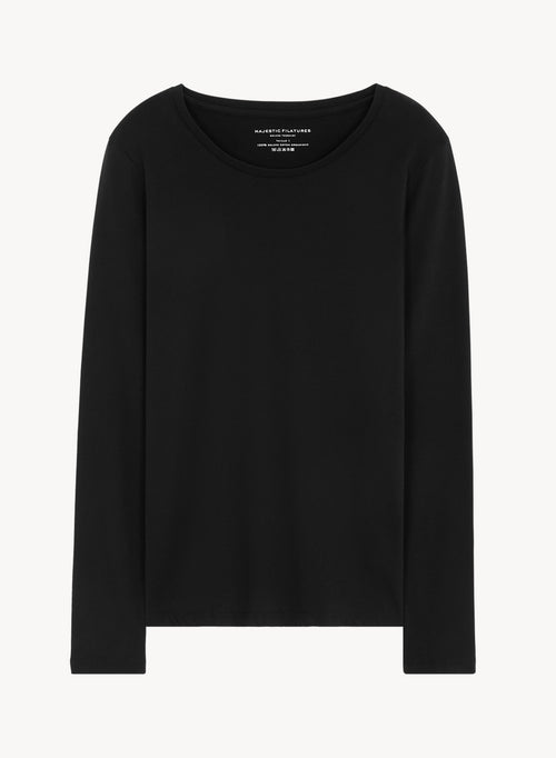 Bio-Baumwoll-T-Shirt - MAJESTIC FILATURES