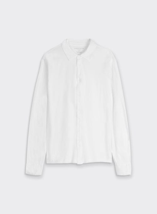 "Deluxe Cotton Long Sleeve Shirt" - MAJESTIC FILATURES