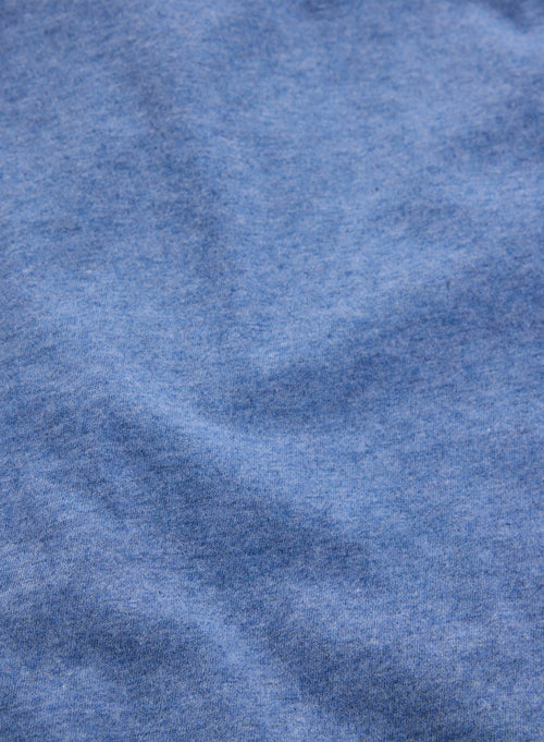 Blue Long Sleeve Shirt in Deluxe Cotton - MAJESTIC FILATURES