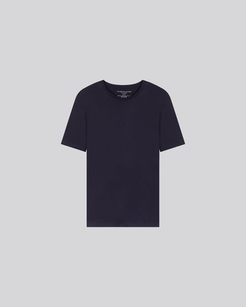 Julien Deluxe Cotton short sleeve round neck T-shirt - MAJESTIC FILATURES
