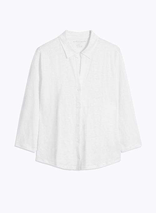 Chemise Blanche Manches 3/4 - MAJESTIC FILATURES