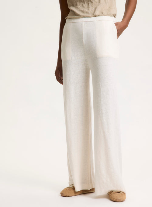 Pantalon Blanc - MAJESTIC FILATURES