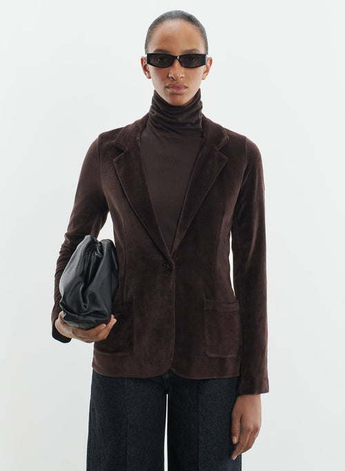 Veste en coton, modal et élasthanne - MAJESTIC FILATURES