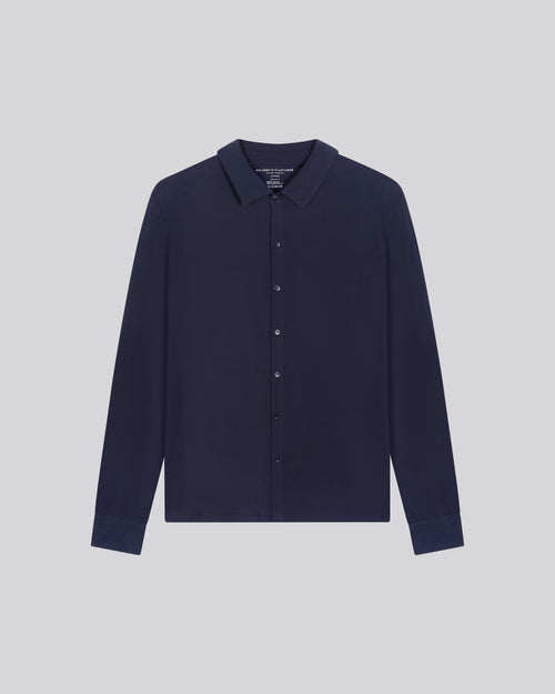 "Camisa Herman de tinte artesanal de Algodón orgánico / Elastano" - MAJESTIC FILATURES