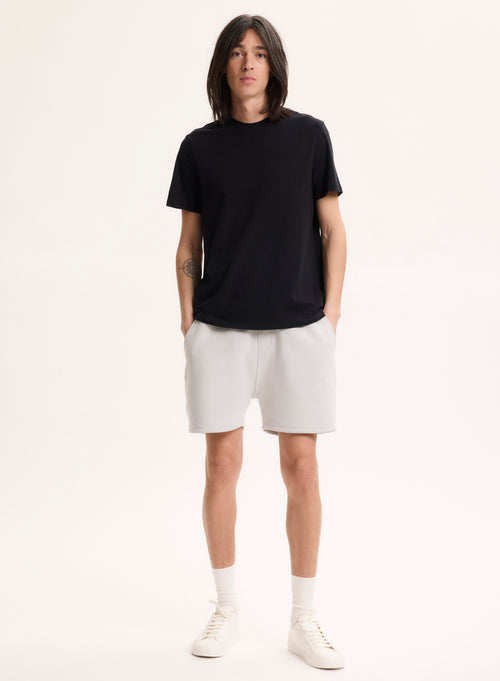 Harold Cotton / Elastane short-sleeved round-neck T-shirt - MAJESTIC FILATURES