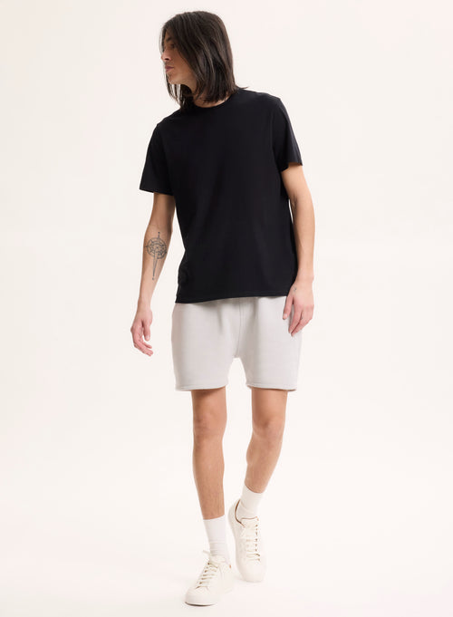 Harold Cotton / Elastane short-sleeved round-neck T-shirt - MAJESTIC FILATURES