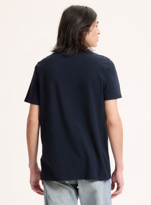 Harold Cotton / Elastane short-sleeved round-neck T-shirt - MAJESTIC FILATURES