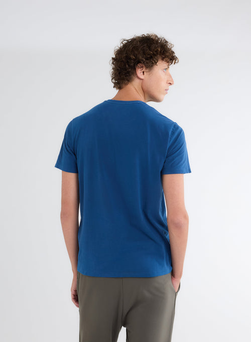 "Homme - T-shirt col rond teinture artisanale Harold" - MAJESTIC FILATURES