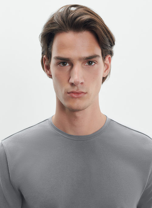 T-shirt en coton organique et élasthanne - MAJESTIC FILATURES