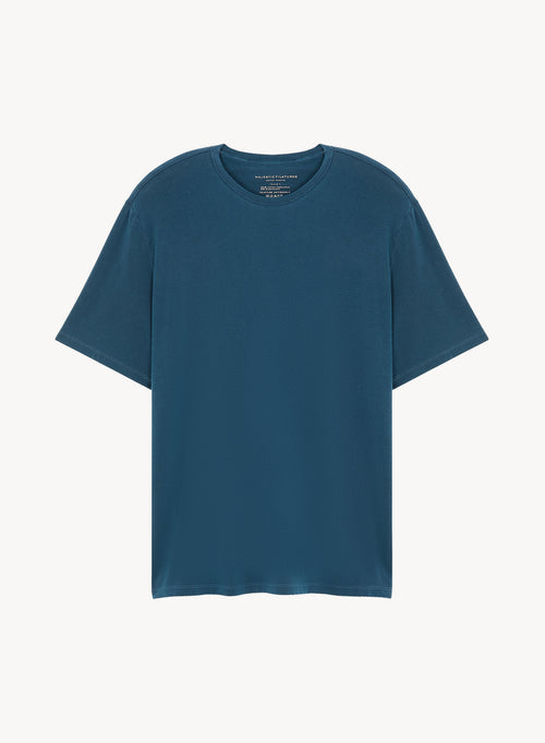 T-shirt in organic cotton and elastane - MAJESTIC FILATURES