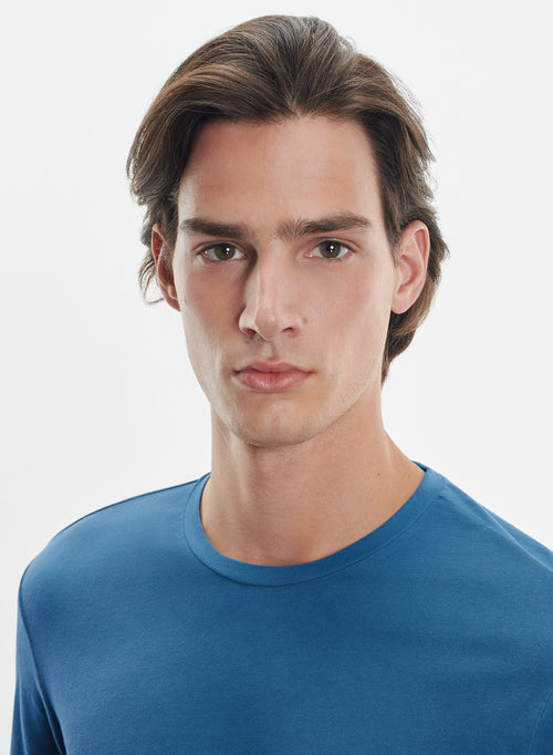 T-shirt en coton organique et élasthanne - MAJESTIC FILATURES