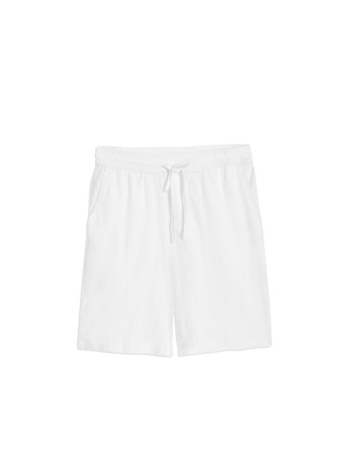 Shorts Blanc en Coton organique / Modal - MAJESTIC FILATURES