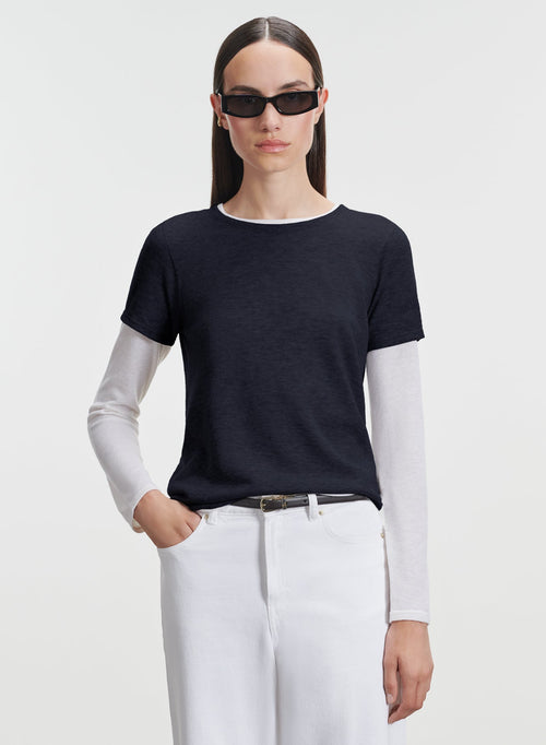 T-shirt en cachemire - MAJESTIC FILATURES