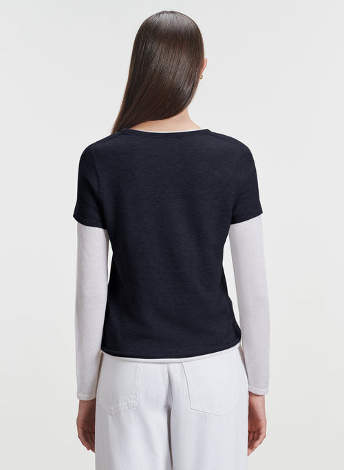 Kaschmir-T-Shirt - MAJESTIC FILATURES