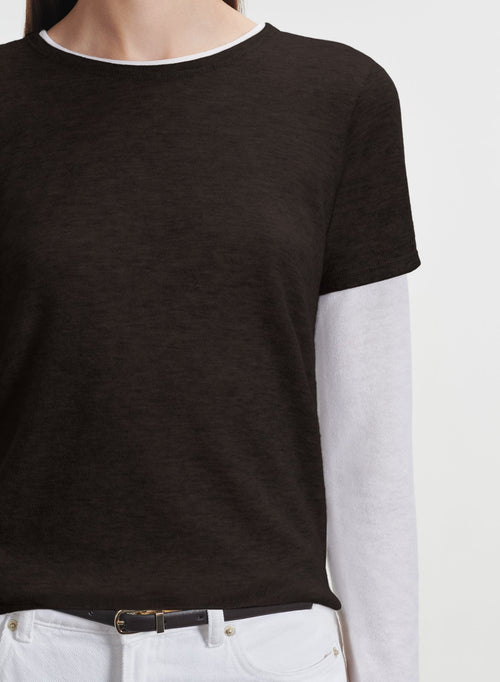 Cashmere T-shirt - MAJESTIC FILATURES