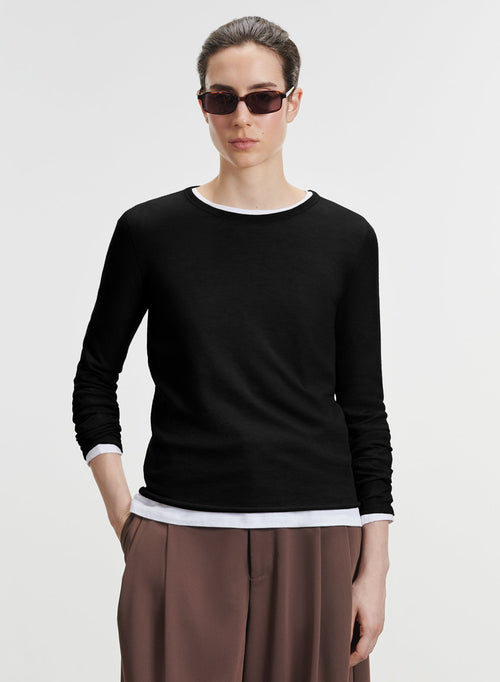 T-shirt en cachemire - MAJESTIC FILATURES