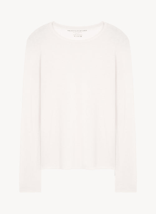 T-shirt en cachemire - MAJESTIC FILATURES