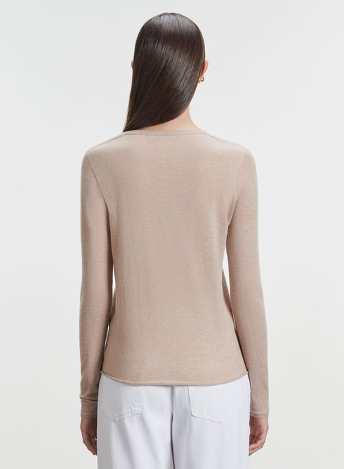 Kaschmir-T-Shirt - MAJESTIC FILATURES
