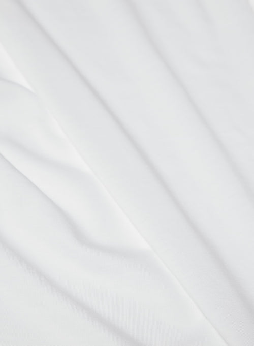 Chemise Blanche Manches Longues en Lyocell, Tencel et Coton - MAJESTIC FILATURES