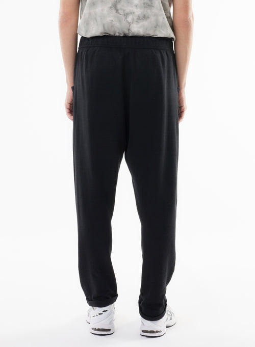 Pantalon Noir en Lin / Coton Organique - MAJESTIC FILATURES