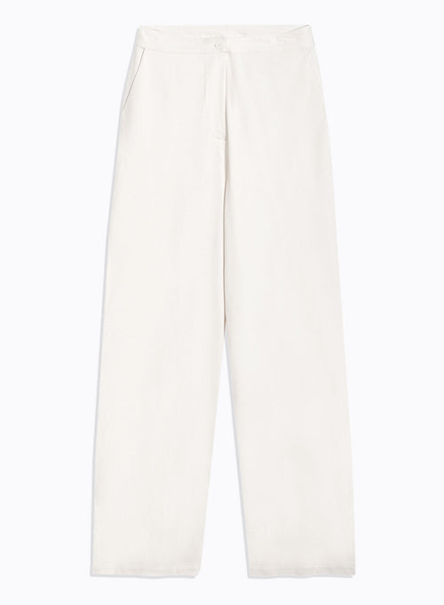 Pantalon Blanc en Coton organique - MAJESTIC FILATURES