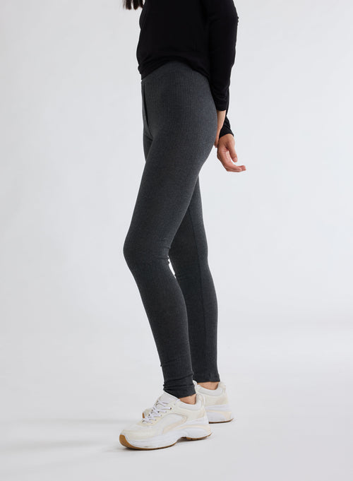 Grey Organic Cotton and Modal Pants - MAJESTIC FILATURES