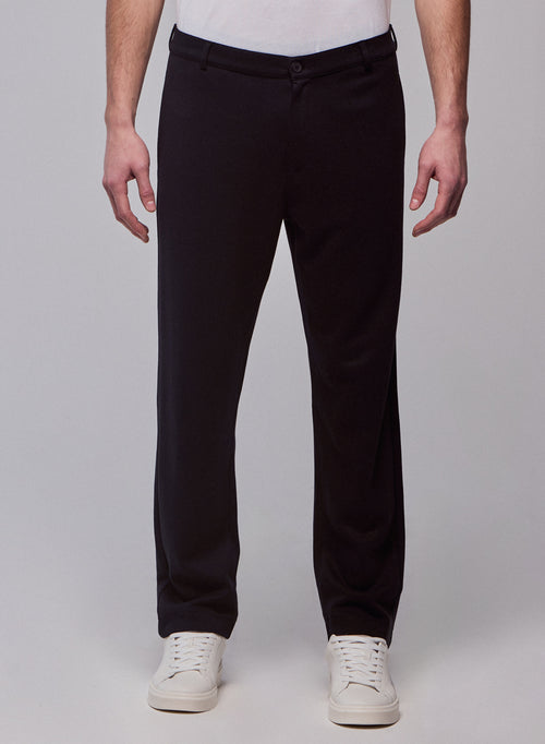 Pantalon Noir en Lyocell / Tencel / Coton organique - MAJESTIC FILATURES