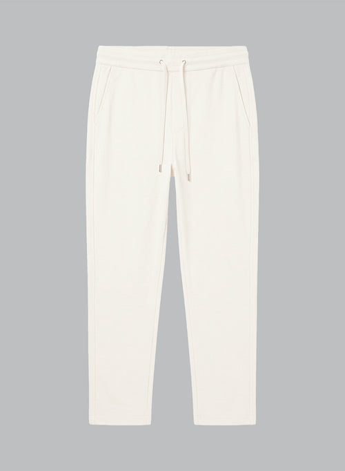 Hose aus Lyocel, Tencel / Bio-Baumwolle in Weiß - MAJESTIC FILATURES