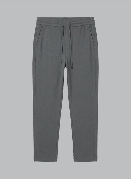 Pantalón gris oscuro de lyocel, tencel / algodón orgánico - MAJESTIC FILATURES