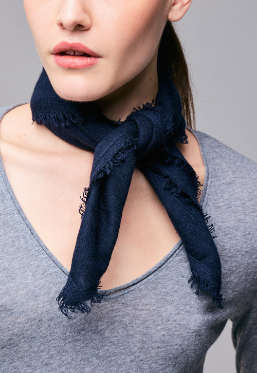 Bandana Marine en Cachemire - MAJESTIC FILATURES