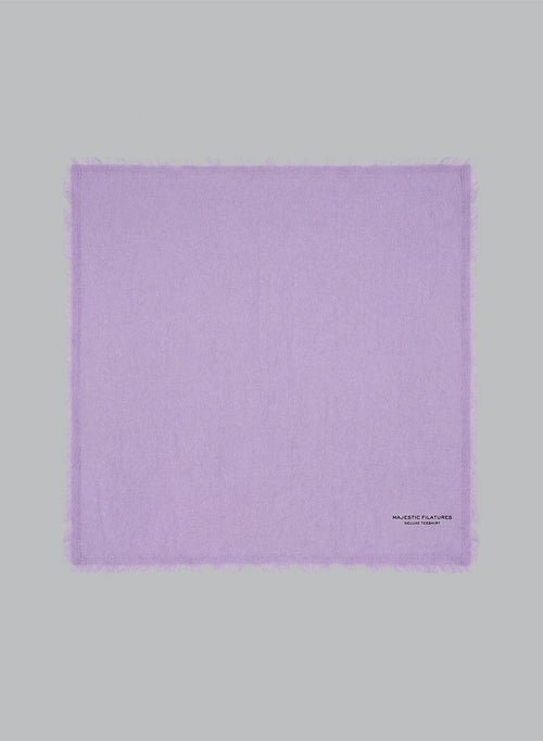 Kaschmir-Bandana in Hellviolett - MAJESTIC FILATURES