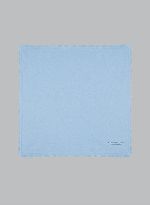 Bandana Bleu Clair en Cachemire - MAJESTIC FILATURES